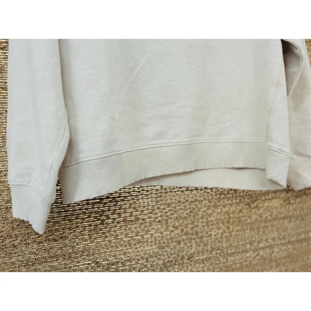 SPLENDID Crewneck Pullover Women's Sweatshirt Top Med RS2K780 Beige neutral‎
